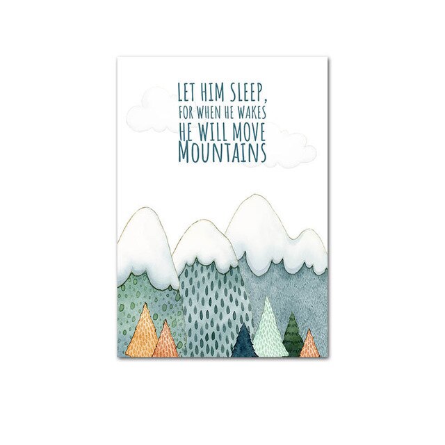 Adventure Poster Wall Kids Boy Bedroom Decoration