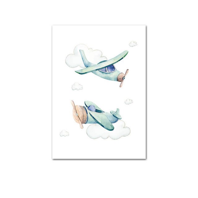 Adventure Poster Wall Kids Boy Bedroom Decoration