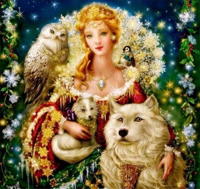 DIY diamond painting animal cross stitch