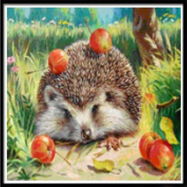 DIY diamond painting animal cross stitch