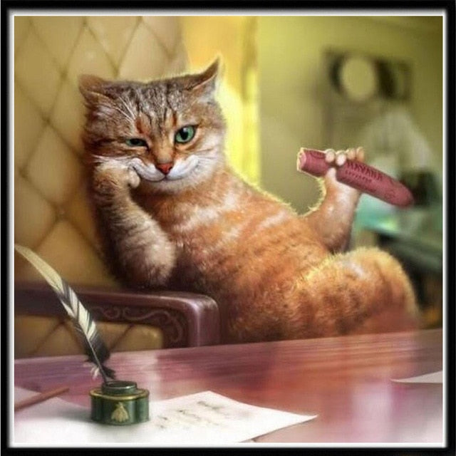 DIY diamond painting animal cross stitch