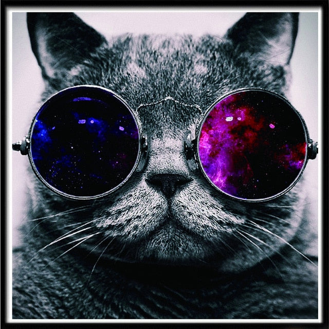 DIY diamond painting animal cross stitch