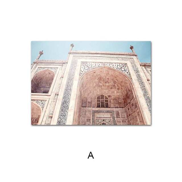 Islamic Architecture Wall Art Painting Mosque Temple Canvas
