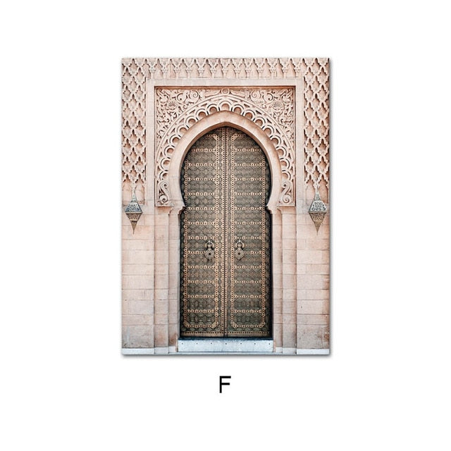 Islamic Architecture Wall Art Painting Mosque Temple Canvas