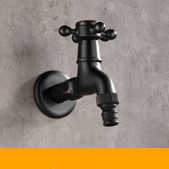 Oil Rubbed Bronze double faucet