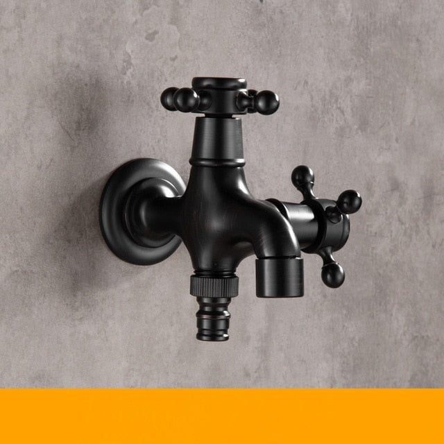 Oil Rubbed Bronze double faucet