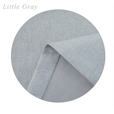 Faux linen Curtain Home Decor