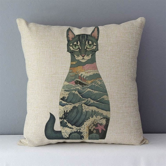 Selected Couch Cotton Linen Pillows