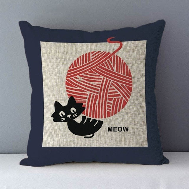 Selected Couch Cotton Linen Pillows