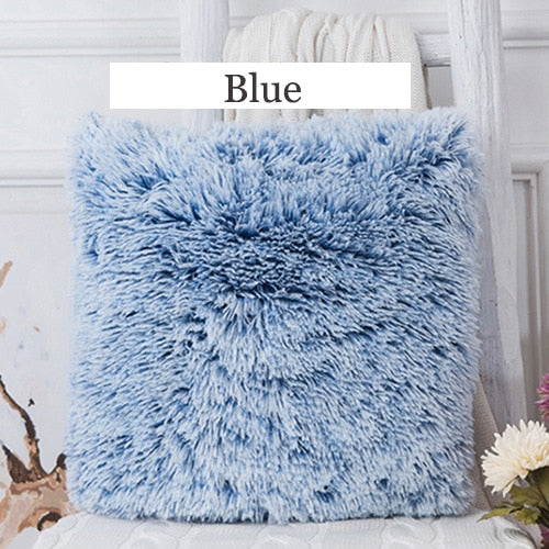 Soft Fur Plush Cushion Cover Pillowcase