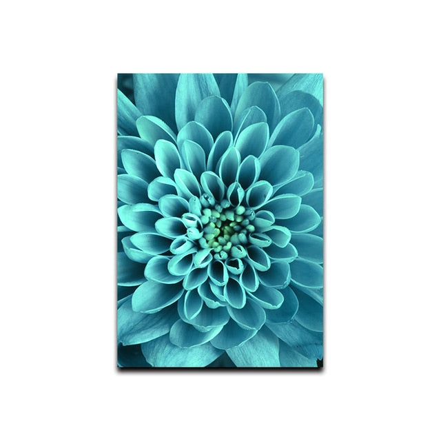 Flower Sea Landscape Wall Art Canvas