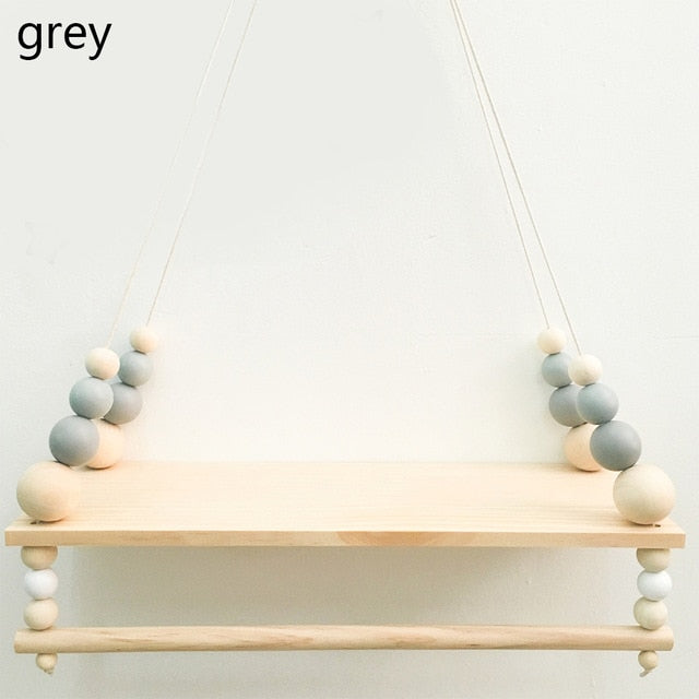 Wooden Wall Shelf Rack Hanging
