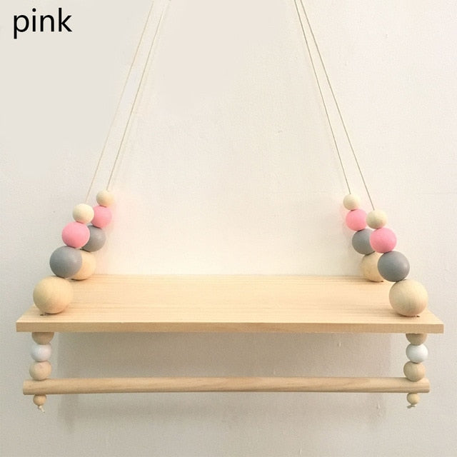 Wooden Wall Shelf Rack Hanging