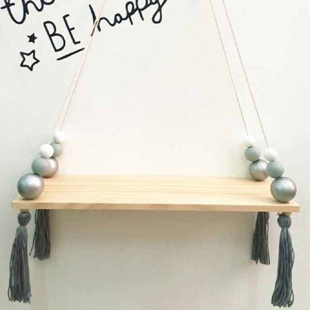 Wooden Wall Shelf Rack Hanging