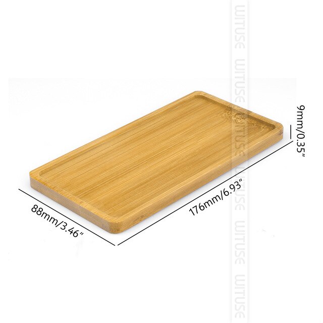 Bamboo Round Square Bowls Plates