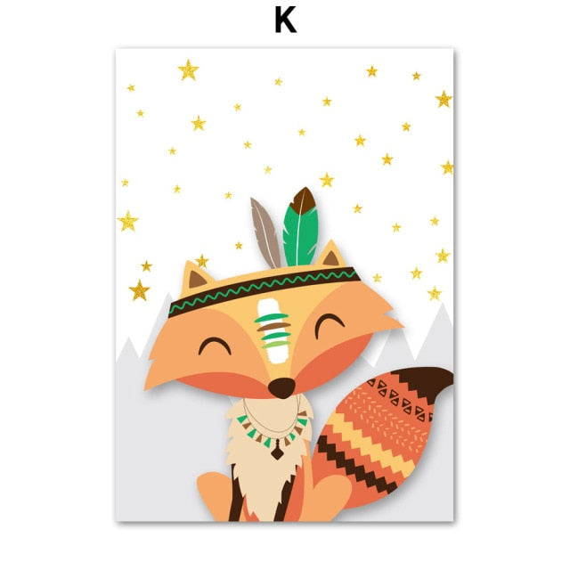 Art Canvas Painting Wall Pictures Kids Room Decor