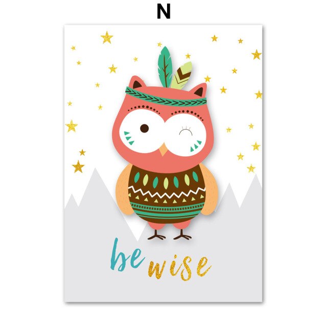 Art Canvas Painting Wall Pictures Kids Room Decor