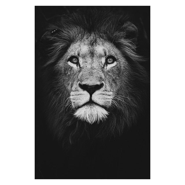 Canvas Painting Animal Wall Art Posters and Prints Wall Pictures