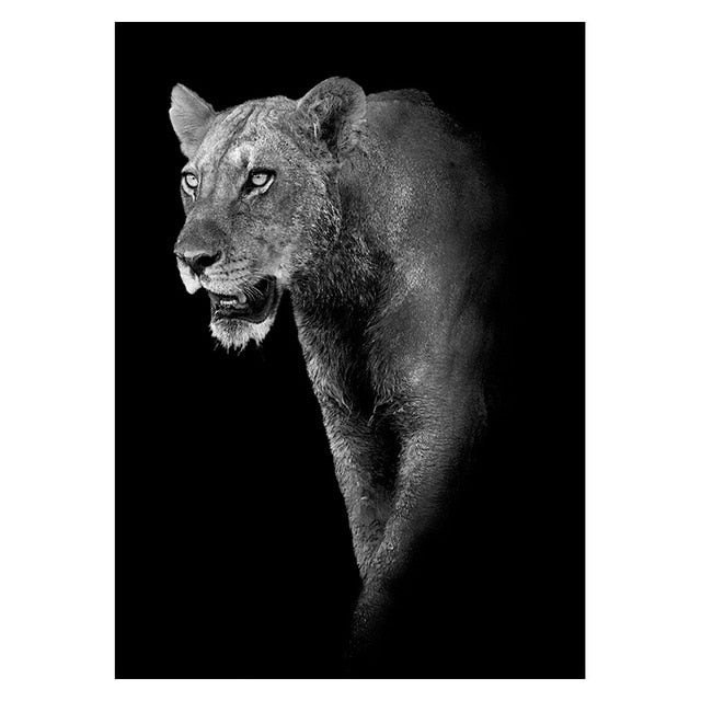 Canvas Painting Animal Wall Art Posters and Prints Wall Pictures