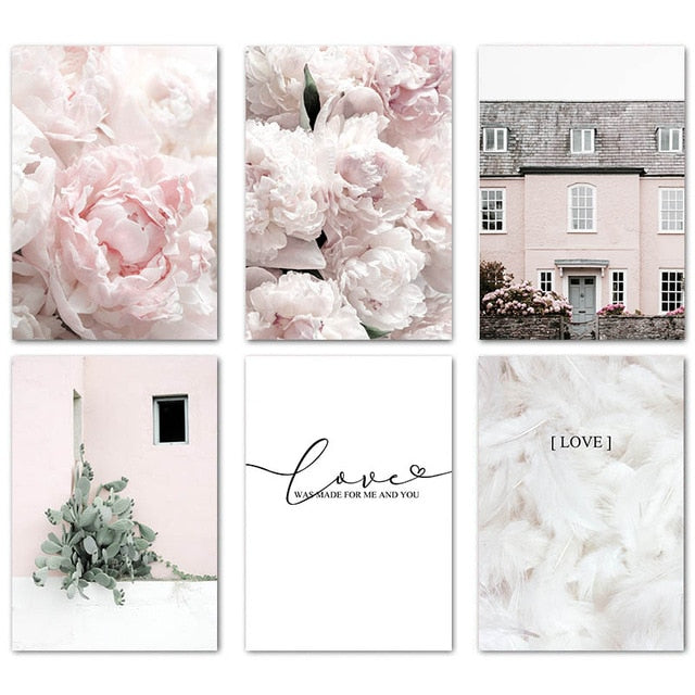 Love Quotes Poser and Print Nordic Wall Art Decoration