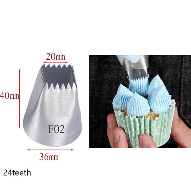 Nozzle Icing Piping Pastry