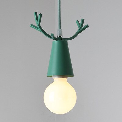 Color Antler Pendant Lights Hanging Modern Lamp
