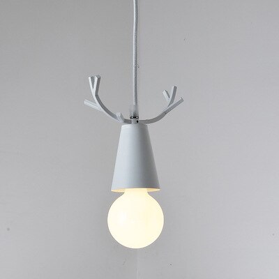 Color Antler Pendant Lights Hanging Modern Lamp