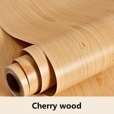 Wood Vinyl Wallpaper Roll Sticker
