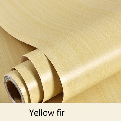 Wood Vinyl Wallpaper Roll Sticker