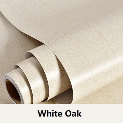 Wood Vinyl Wallpaper Roll Sticker