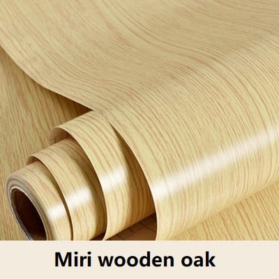 Wood Vinyl Wallpaper Roll Sticker
