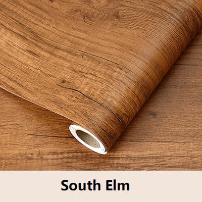 Wood Vinyl Wallpaper Roll Sticker