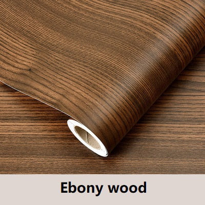 Wood Vinyl Wallpaper Roll Sticker