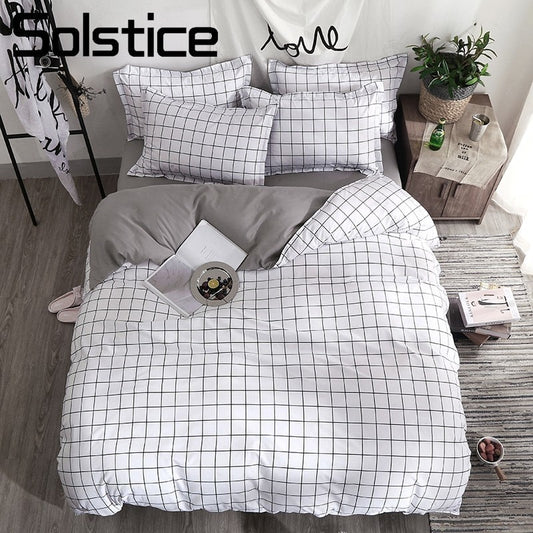 Home Textile Lattice Duvet Cover