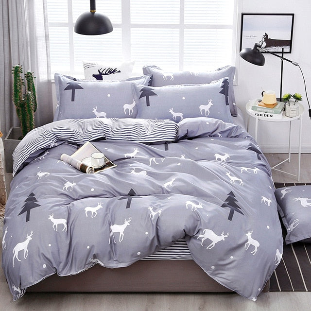 Home Textile Lattice Duvet Cover