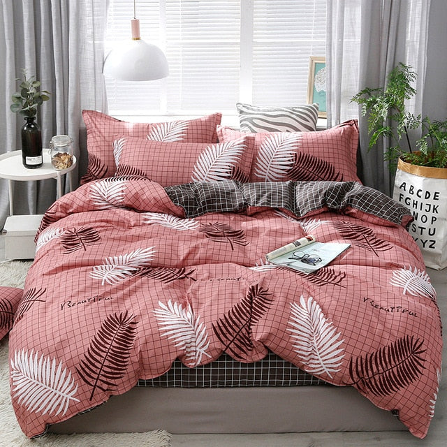 Home Textile Lattice Duvet Cover