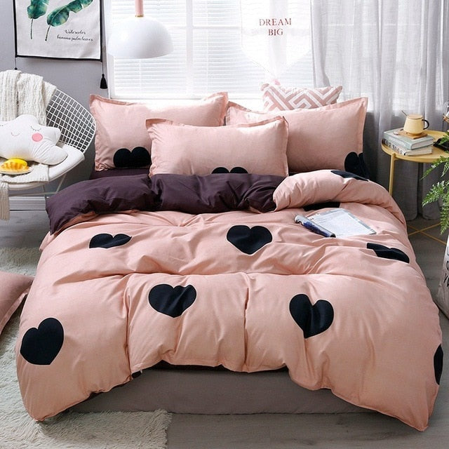 Home Textile Lattice Duvet Cover