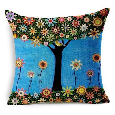 Cushion Trees Printed Home Decorative