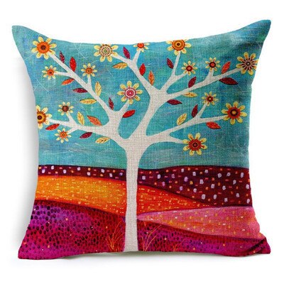 Cushion Trees Printed Home Decorative
