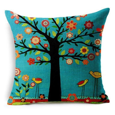 Cushion Trees Printed Home Decorative