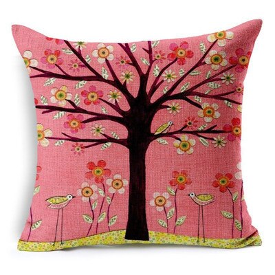 Cushion Trees Printed Home Decorative