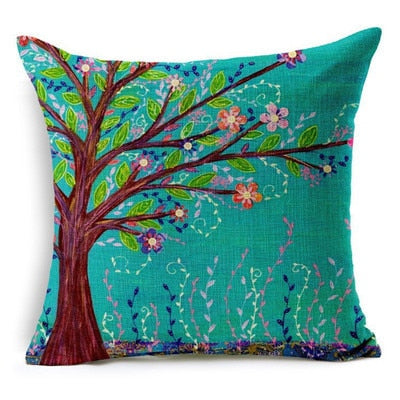 Cushion Trees Printed Home Decorative