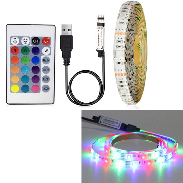 RGB LED Flexible Strip Lights Dimmable
