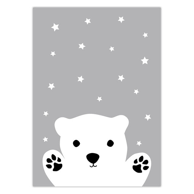 Baby Nursery Wall Art Canvas Poster