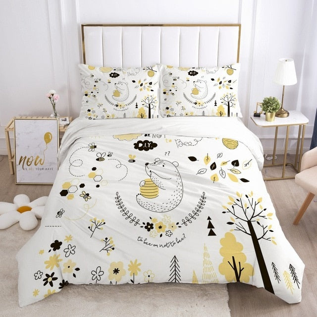 Girls Princess Cartoon Bedding Set