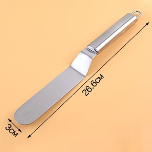 Stainless Steel DIY Cake Handle Cream Spatula