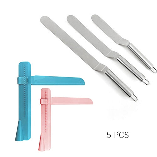 Stainless Steel DIY Cake Handle Cream Spatula