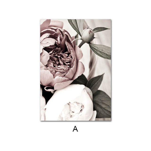 Nordic Botanical Print Canvas Painting Wall Art Decoration