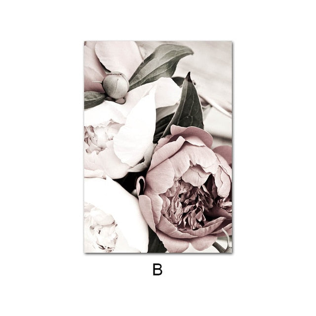 Nordic Botanical Print Canvas Painting Wall Art Decoration