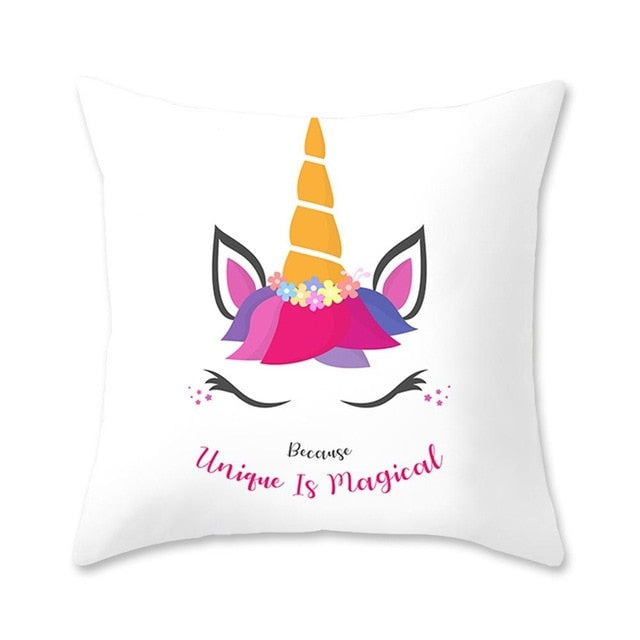 Unicorn Cushion Cover Party Decoration